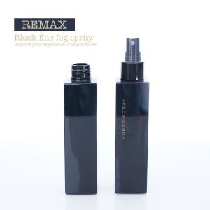 150ml black cylindrical smooth bottle with black spray for spray bottle