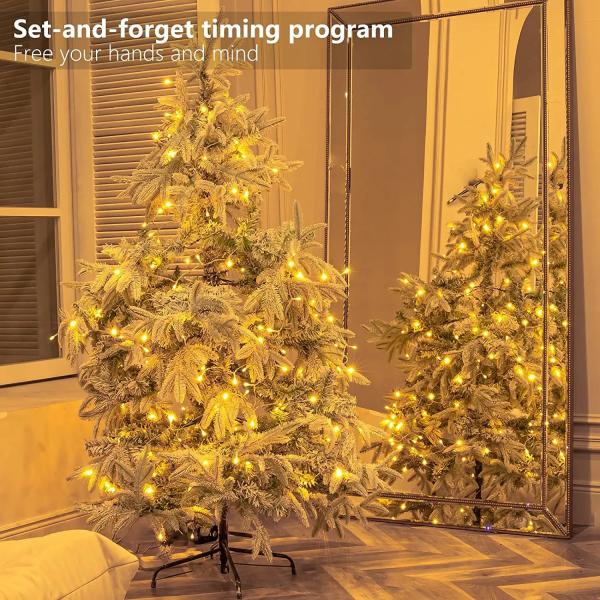 10m White Twinkle Lights Battery Operated Silver Wire Waterproof Fairy Lights For Gifts Valentine Decoration