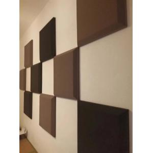 Studio Soundproofing Fabric Wrapped Acoustical Wall Panels Absorbing Fireproof