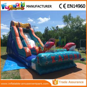 Fun Bouncer Slideway Commercial Inflatable Slide Big Kahuna Inflatable Water