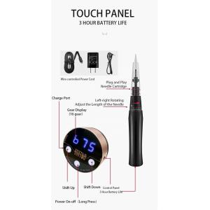 Black Wireless Digital Semi Permanent Makeup Machine Kit Tattoo Gun