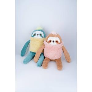 Unzipped Plush Sloth Animal Toy Suitable For Hugging Low MOQ Home Decoration