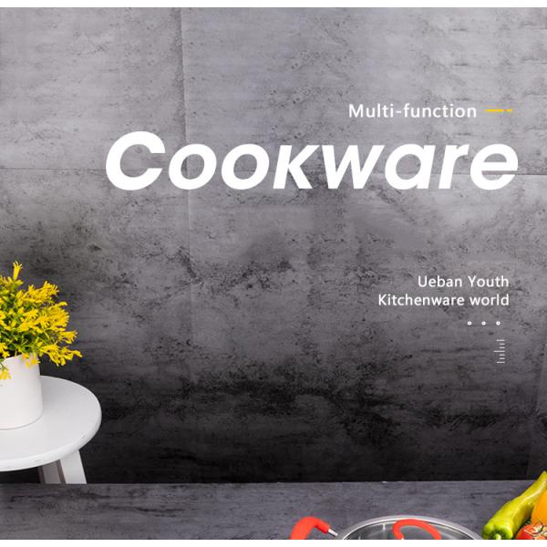 New Arrival Kitchen Cooking Pot Set Stainless Steel Soup Pot Set Cooking Cookware Set