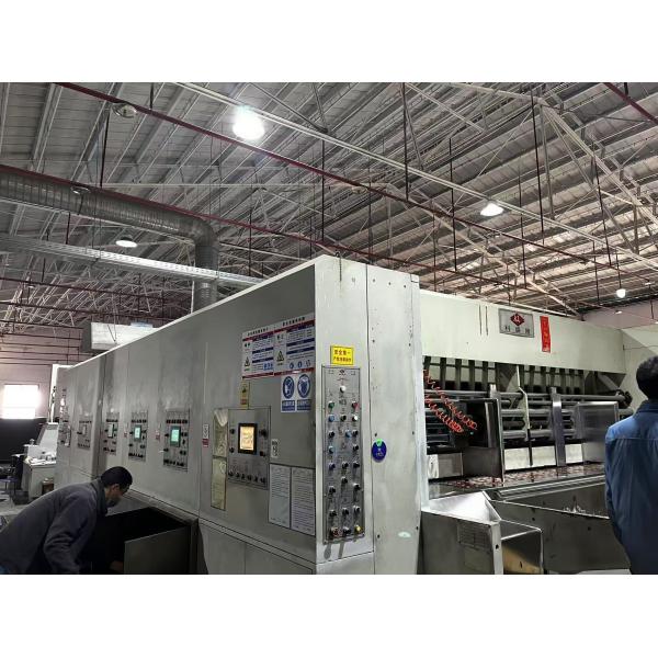 Three Color Printer Slotter Die Cutter With Stacker For KL Brand