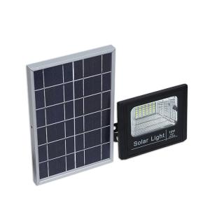 Quality IP66 Waterproof 110lm/w Outdoor Solar Flood Lights 10W With 5000MAH Battery for sale