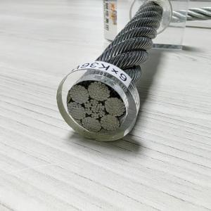 Non-Alloy 12mm 30mm Round Strand Steel Wire Rope for Crane Galvanized Steel Wire