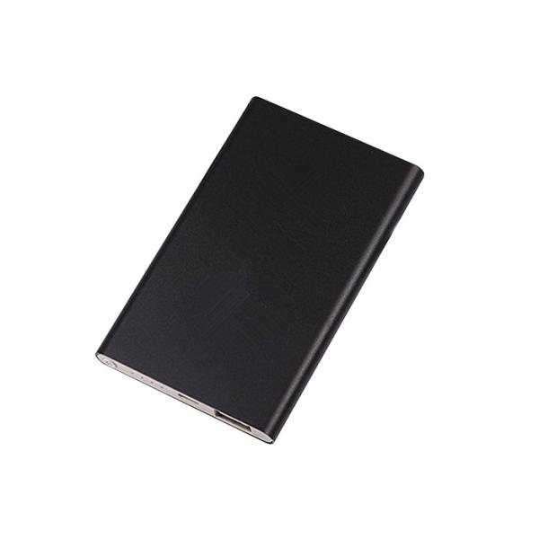 Aluminum Alloy Ultra Thin Power Bank 4000 Milliampere Customized Designed