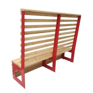 130*70*75cm Picnic Table Bench Set With High Back