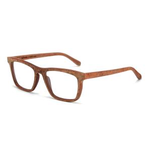 Bamboo Classic Black oak Wooden Optical Glasses Engraving Logo