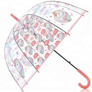 Fashion Auto Open Transparent Dome Umbrella Outdoor Weddings Windproof