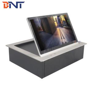 Smart Office Use Conference Room Motorized Monitor Lift With 15.6 Inch Touch