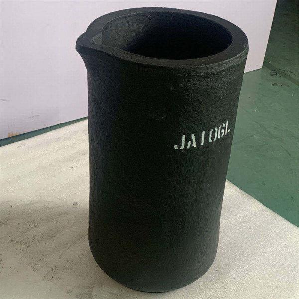 Advanced Heat Resistance Silicon Carbide Graphite Crucible With Pouring Nozzle