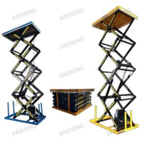 Stationary Electric Hydraulic Scissor Lift Tables Max Height 4140mm 400kg