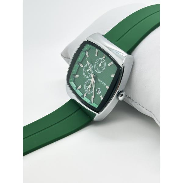 Fashion Sports Luxury Silicone Strap Watches Lage Dial Wrist Quartz Watch