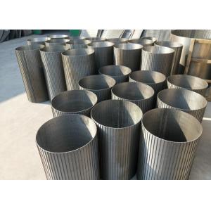 Stainless Steel Wedge Wire Screen Anti Corrosion