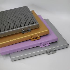 600x600 Suspended Metal Aluminum Wall Panels Project Weather Resistance