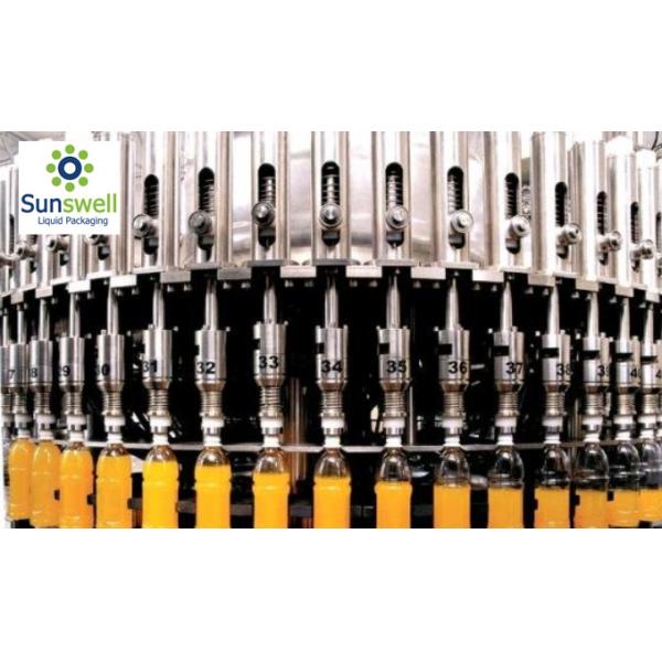 Buy 2000BPH - 30000BPH Monoblock Automatic Hot Juice Syrup Filling Machine at wholesale prices