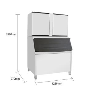 High Capacity 900kg Daily LZ-2000 Commercial Ice Maker Machine for Automatic Ice