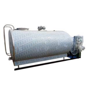 Horizontal SUS316L Refrigerated Milk Tank Heat Reservation 1 Degree