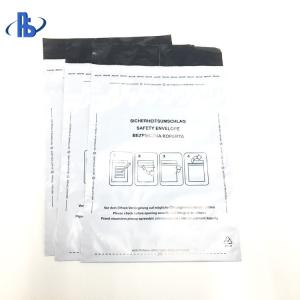 Quality Clear / Opaque Tamper Evident Security Bags , Self Adhesive Tamper Proof Bags for sale