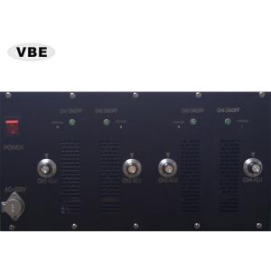 4 Channels Cellular Signal Jammer AC 220V Power Supply With Warning LED