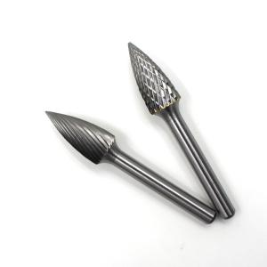 Polished Double Cut Carbide Burr Safe Die Grinder Bits For Hard Steel