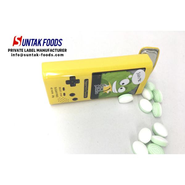 Buy Fun Mint Candy 25g Peppermint Flavor Tin Box Candy with Menthol crystals at wholesale prices