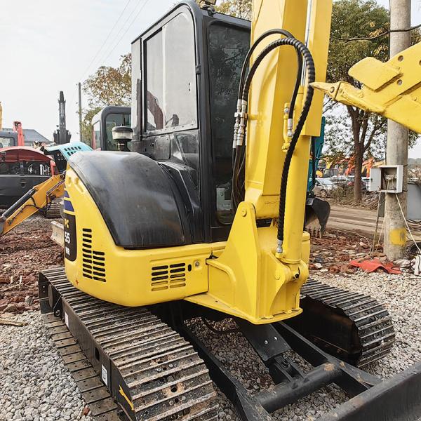 Japan Original Paint Used Farm Machinery Pc55 Komatsu Mini Excavator 28.5Kw