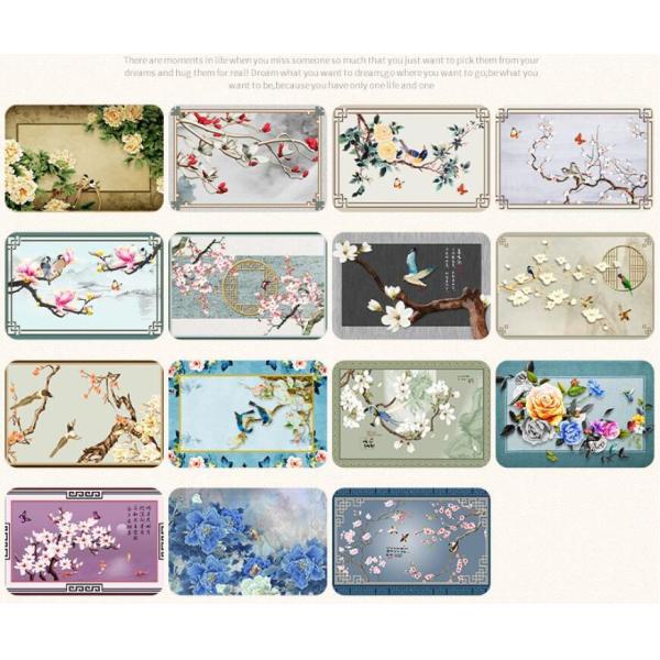 Rectangle Modern Simple Flower Living Room Floor Carpets 80*120cm