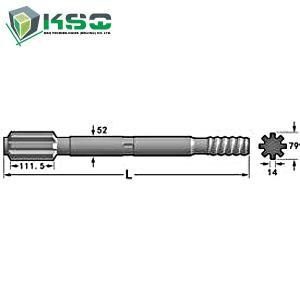 Quality T51 Thread Drill Shank Adapter Drilling Tools With CNC Milling for sale
