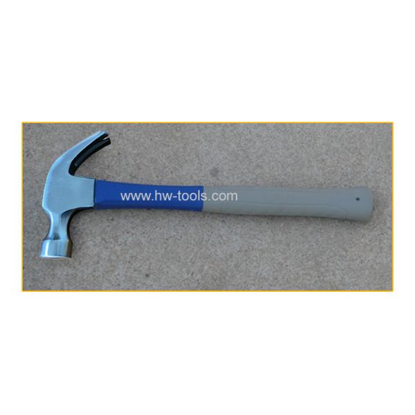 American type claw hammer with fiberglass handle