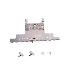 Quality 68 HRA Food Bag Tear Notch Serrated Cutting Knife Saw blade of packaging machine parts for sale