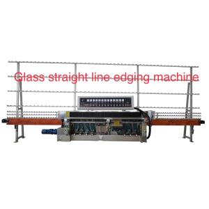 Total Weight 3600kg Glass Straight Line Edging Polishing Machine 11 Spindle 45