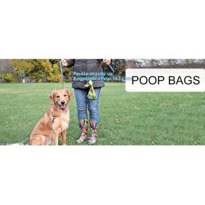 China 10 Rolls/150Pcs Plastic Pet Dog Waste Bags 33 * 22cm Durable Trash Cleaning Bag, cornstarch based compostable pet waste on sale
