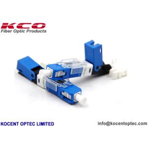 3D Pass Fiber Optic Fast Connector with No Epoxy or Polishing Required for Quick