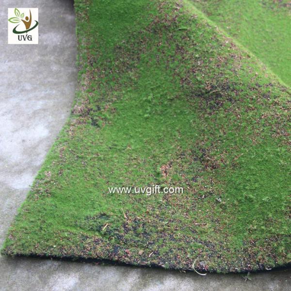 UVG latest wedding decoration fuzzy artificial moss runners use for party stage arrangement GRS041