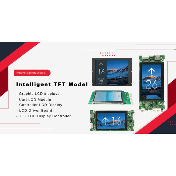 4.3 Inch 7 Segment Color Panel TFT Display for Elevators with 1 Year Warranty