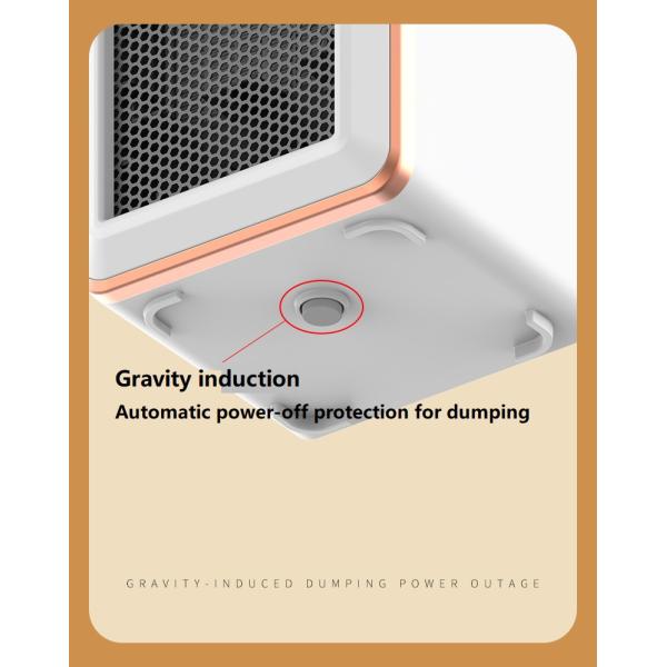 Silk Screen Printing Portable 1200W Electric Fan Heater for Home Space in Winter