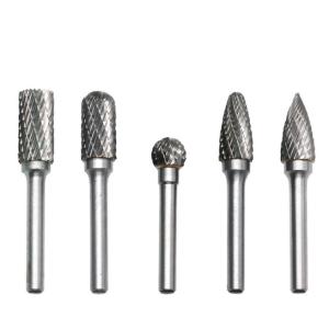Brazed Double Cut Rotary Files Carbide Burrs Set 50000RPM