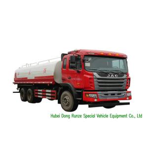 China JAC 6x4 Water Liquid Tank Truck With PTO Water Pump 20000 - 25000Litres on sale