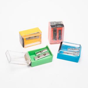 43mm 65mn Plastic Double Hole Sharpener SJ 0288