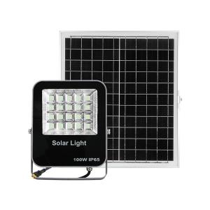 100w 150w 200w Solar Powered Outdoor Flood Lights 2700~6500K CCT