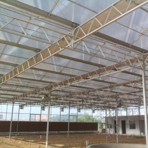 High Yield Vegetable Glass Seedling Greenhouse For Tomato / Cucumber