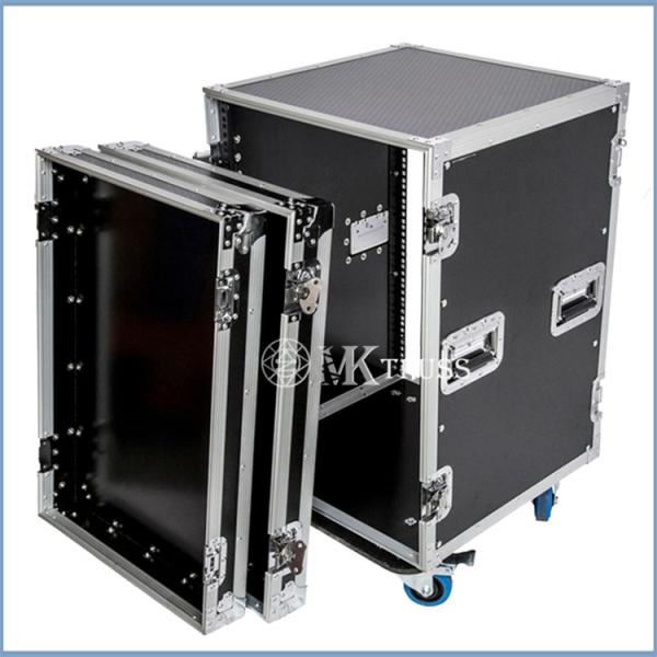 Professional Aviation Aluminum Alloy Black Flight Case for Simple Style Equipment