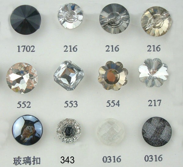 wholesales shirt button with diamond for garment