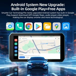 7 Inch Motorcycle Carplay GPS Navigation Screen Moto Android Auto Touch Display