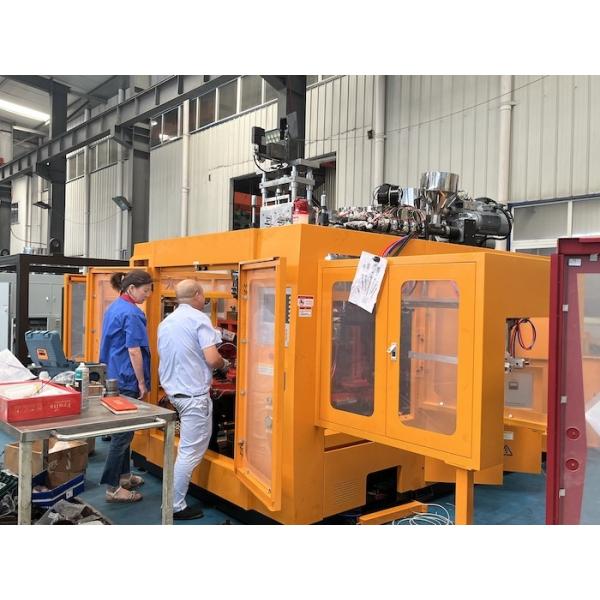 Buy Automatic Toggle Clamp Four Cavities Milk Bottle Blowing Machine at wholesale prices