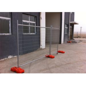 NO dig Temp Fence Panels Free Standing 2.1m*2.4m construction security panels mesh 45mm*120mm*4.00mm dia