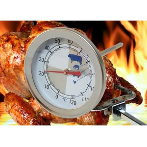 3 Inch Kitchen Analog BBQ Meat Thermometer Heat Resistant For Grilling Oven