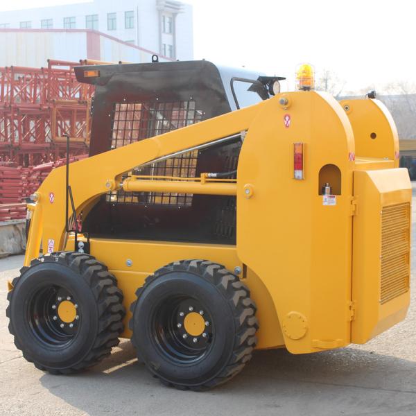 Buy Compact Diesel Wheel Tracked Mini Skid Steer Loader Multifunctional at wholesale prices